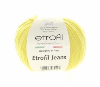 Příze Etrofil Jeans žlutá 072