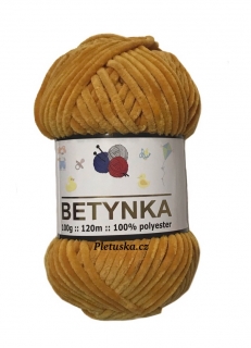 Příze Betynka hořčicová 330