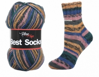 Příze Best Socks 4-fach 7012