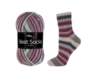 Příze Best Socks 4-fach 7318