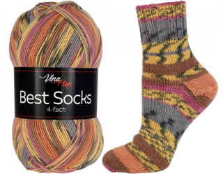 Příze Best Socks 4-fach 7304
