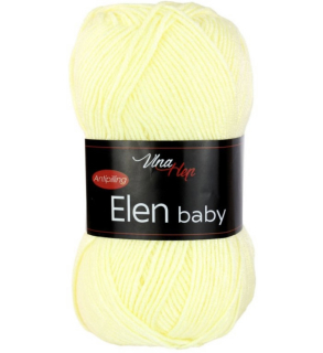 Příze Elen baby pastelově žlutá 4175