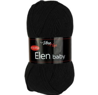 Příze Elen baby černá 4001