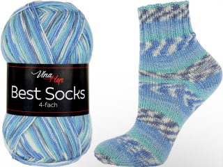 Příze Best Socks 4-fach 7359