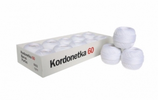 Kordonetka 60 bílá 