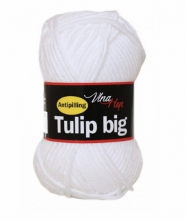 Příze Tulip Big bílá 4002