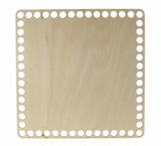 Dřevěné dno čtverec - 20 cm (topol)