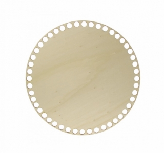 Dřevěné dno kruh - 20 cm (topol)