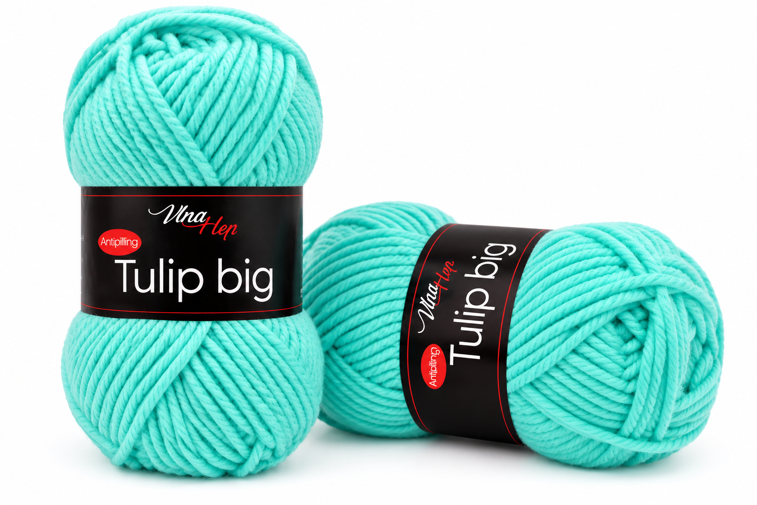 Příze Vlna-Hep Tulip Big světlý tyrkys 4136