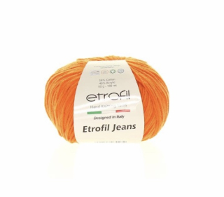 Příze Etrofil Jeans oranžová 030
